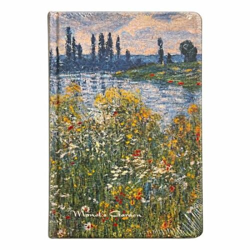Monet keményfedeles notesz színes-mintás lapokkal - A5 - Garden