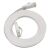 Microconnect Cat6a UTP lapos fehér 3m LSZH patch kábel RJ-45 csatlakozókkal