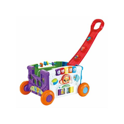 VTech válogató és tanuló bébi húzós kocsi, holland 177865691 - Tolható és húzható játék