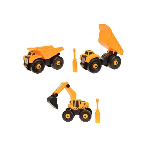 Vehicool építőipari járművek, többféle, 1 db 177866894 - Toi-toys