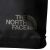 Közelkép a The North Face logóról a fekete BASE CAMP unisex válltáskán NF0A8BK6BIA