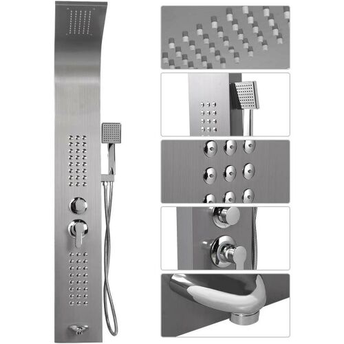 Welland EC-1015 multifunkciós zuhanypanel (inox / króm) 177935547 
