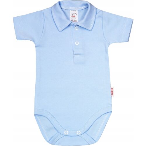 Testhezálló póló gallérral KR kék r 62 KLEKLE 177949202 - Gyerek body