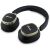 Guess Bluetooth ENC téglalap alakú fém logós fekete fülhallgató, szögből nézve, minimalista dizájn és Guess márkafelirattal