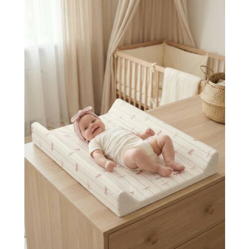 Albero Mio puha pelenkázó lap peremes 70 cm - MM70 CP9 Powder Bows 178017742 - Pelenkázó lap
