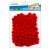 Dekoratív pomponok piros 1cm 120db 178017889