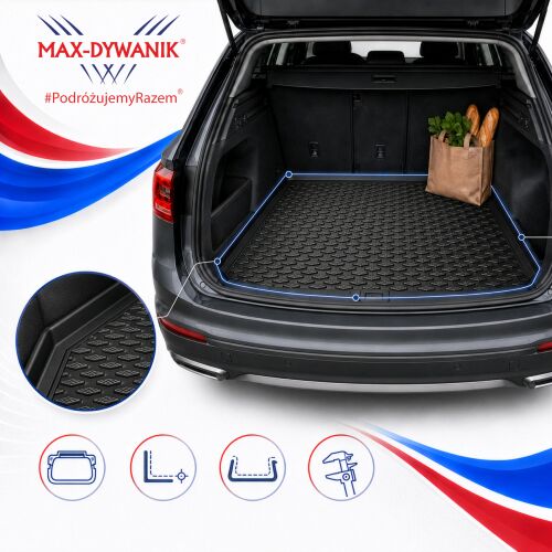 Csomagtérszőnyeg / csomagtértálca, méretpontos Seat Mii Hatchback 2012-2019 autóhoz 178077496 - Csomagtértálca