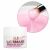 AlleLac Max Smart Builder Gel Control Sweet Pink 45g tégely közelképpel a vastag rózsaszín zseléről ecseten