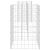 vidaXL H alakú gabion cserép, acéldrót, 260x40x60 cm 178089683