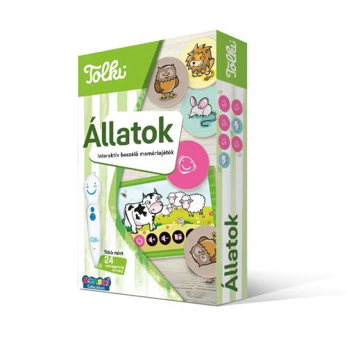 Tolki - Állatok: Interaktív beszélő memóriajáték