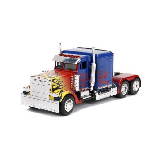 Fém TRANSFORMERS T1 OPTIMUS PRIME 1:32 méretarány modell játékautó szögletes elölnézete - Modell és makett