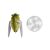 MEGABASS HARUZEMI 23.8mm 1.7gr FF CADDIS OLIVE 178173142