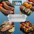 Perforált acél grillkosár 27x23x5 cm 178211430