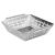 Perforált acél grillkosár 22x18,5x6 cm 178208128