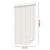 Fehér mediterrán mozaik tapéta nappaliba és hálószobába 50x1000 cm 178194619