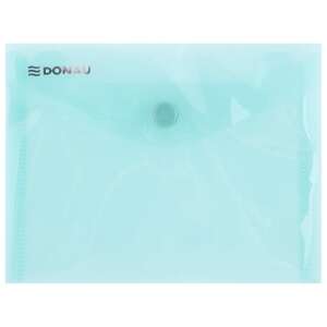 DONAU A6 dosar din plastic verde pentru documente cu închidere cu clapetă - Huse de protecţie acte