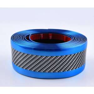 Blue carbon fiber car door edge guard trim sticker - Car decal