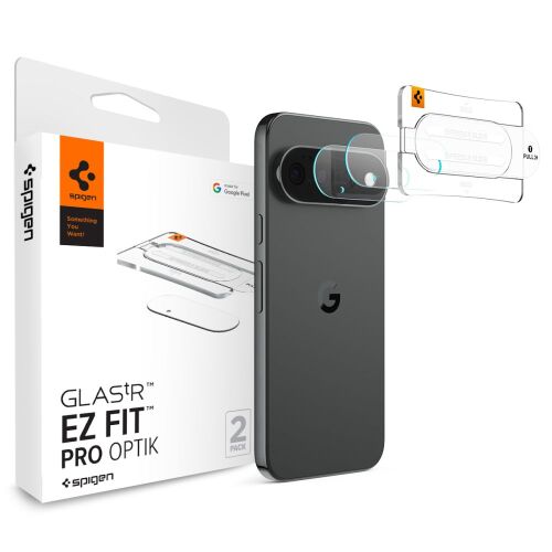 Kamera védő SPIGEN OPTIK PRO GLAS.TR EZ FIT CAMERA PROTECTOR 2-PACK GOOGLE PIXEL 11 PRO XL CLEAR 178226400 - Kijelzővédő fólia