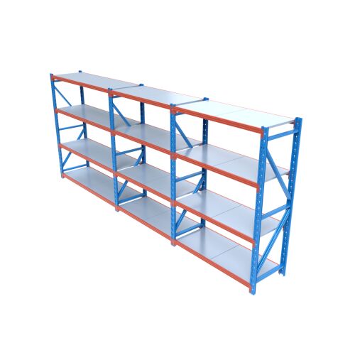 HD Regal FLEX300-Y504 Salgó polcrendszer KOMPLETT 5 m (200 x 60 cm / 4 polc) 178252039 