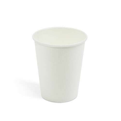 White paper cup, 2.5 dl