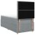 vidaXL világosszürke 90x190 cm szövet boxspring ágy állítható fejtámlával, hátulnézet