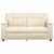 vidaXL Kanapé Krémszínű 171 x 85 x 93 cm Műbőr 180790385