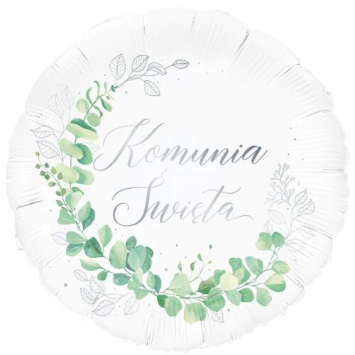 Szentáldozás Fólia Lufi Fehér Ezüst 45cm 178383959 
