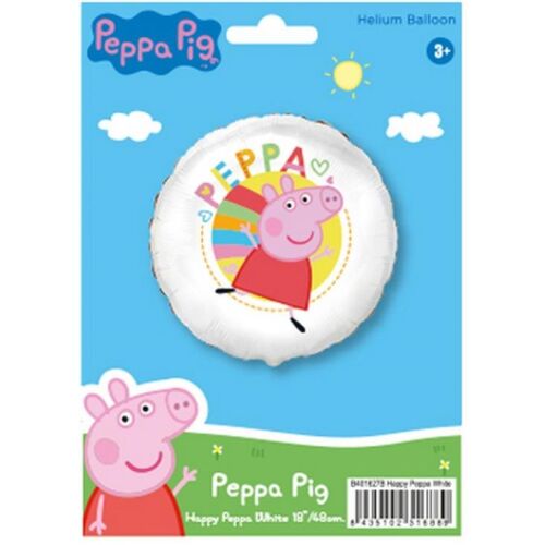 18 FX fólia lufi - Peppa fehér (csomag) 178384042 - Party kellék
