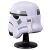 Hasbro Star Wars The Black Series Rohamosztagos mini sisak 15 cm állványon, oldalnézet
