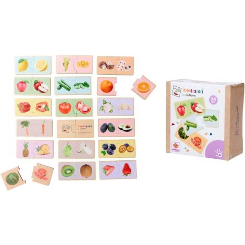 Eichhorn Montessori Gyümölcs És Zöldség Fa 34 Darabos Kirakó 178620497 - Baba és tipegő