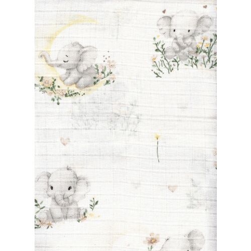 Mintás textil pelenka 1db-os - Kis elefánt 178653597 - Textil pelenka