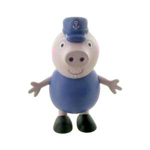 Figurka Comansi Peppa Pig Dziadek, 7cm, niebieski strój marynarski, zabawka dla dzieci - Peppa Pig