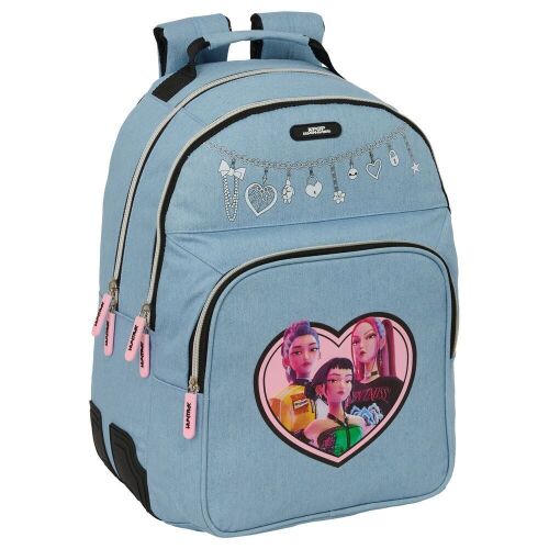K-pop démonvadászok denim dreams iskolatáska, táska 42 cm