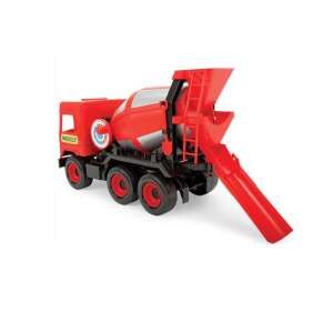 Wader Middle Truck Betonkeverő autó 43cm piros (32114) 46977450 Munkagép gyerekeknek - Betonkeverő