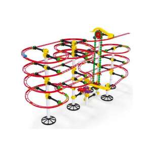 Összeszerelt Quercetti Skyrail 12m golyópálya, a lift és a pálya látható - Golyópálya