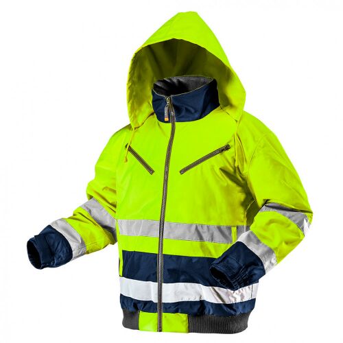 Hi-vis meleg munkakabát, sárga, M-es méret 178687789 - Láthatósági ruházat