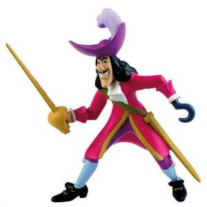 Bullyland Captain Hook figure from Peter Pan, 10 cm tall, hand painted, PVC free - Bullyland