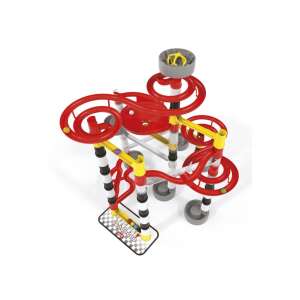 Összeszerelt Quercetti Migoga Race golyópálya játék, felülnézet - Golyópálya