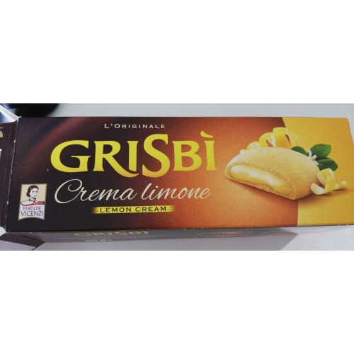 Citromos töltelékkel töltött piskóták Limone Grisbi MatildeVicenzi 150g 178729668 - Édesség