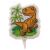 DINOSAUR Dino T-Rex születésnapi torta gyertya 7,5 cm 178730008