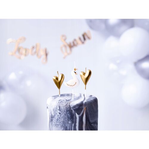 Szép Swan születésnapi gyertyák, 3,5-4 cm, 6 db. 178730976 - Otthon és kert