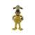 Shaun a bárány Bitzer a juhász figura, sárga műanyag játék, 6-7cm magas