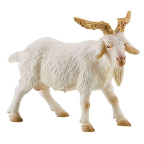 Bullyland Bakkecske játékfigura, white goat figurine, farm animal toy