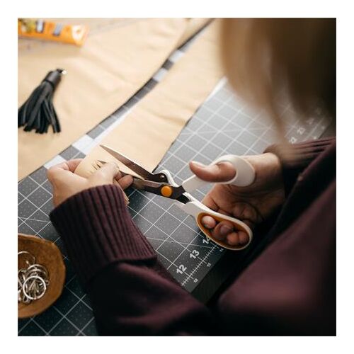 Varróolló, 21 cm, FISKARS "Amplify", fehér 178747022 - Olló
