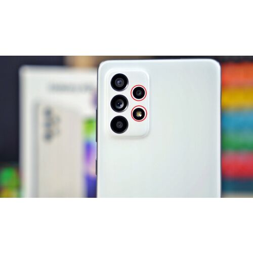 Samsung Galaxy A52 kamera lencséje