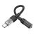 Hoco LS37 USB-C - 3,5mm jack adapter, fekete 178768554