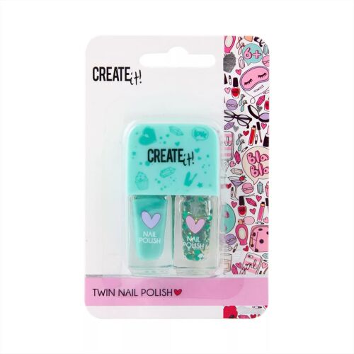 Canenco Create It! Körömlakkok, 2 db-os - türkiz és glitter 178768568 - Körömlakk