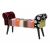 Fa pad és tarka patchwork szövet 102x31x54 cm 178770669