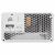 Oldalnézet a Corsair RM1000e White 1000W 80+ Platinum tápegységről, melyen a tápbemenet, be/ki kapcsoló és a ventilátorrács kialakítása látható