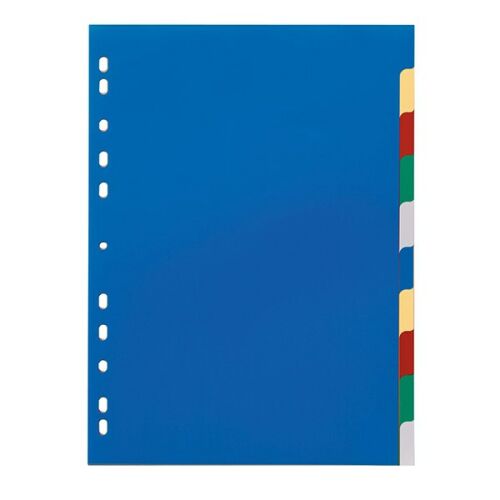 Regiszter DURABLE műanyag A/4 10 színes 178784816 - Iratrendezés